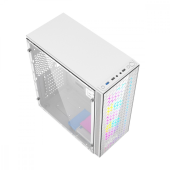 GEMBIRD Obudowa komputerowa gamingowa Fornax 500, biała - CCC-FC-500W - Zdjęcie 3