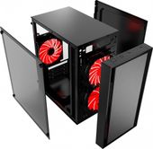 GEMBIRD Obudowa Fornax 960R czerwone podświetlenie  - CCC-FORNAX-960R - Zdjęcie 4