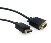 GEMBIRD Kabel DisplayPort VGA 1.8m czarny - CCP-DPM-VGAM-6 - Zdjęcie 1