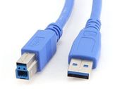 GEMBIRD Kabel USB 3.0 AM-BM 50cm  - CCP-USB3-AMBM-0.5M - Zdjęcie 1