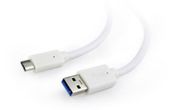 GEMBIRD Kabel USB 3.0 (AM/CM) 1.8m biały - CCP-USB3-AMCM-6-W - Zdjęcie 1
