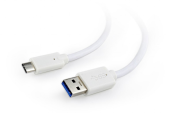 GEMBIRD Kabel USB 3.0 typ C(AM/CM) 0.5m biały - CCP-USB3-AMCM-W-0.5M - Zdjęcie 2