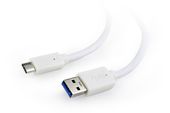 GEMBIRD Kabel USB 3.0 typ C AM/CM/3m/biały - CCP-USB3-AMCM-W-10 - Zdjęcie 1