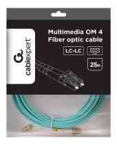 GEMBIRD Kabel światłowodowy wielomodowy duplex OM4 50/125,LC/LC,25m - CFO-MDOM4-LC/LC-25M - Zdjęcie 4