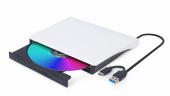 GEMBIRD Napęd DVD na USB zewnętrzny DVD-USB-03-BW czarno-biały  - DVD-USB-03-BW - Zdjęcie 1