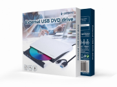 GEMBIRD Napęd DVD na USB zewnętrzny DVD-USB-03-BW czarno-biały  - DVD-USB-03-BW - Zdjęcie 2