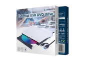 GEMBIRD Napęd DVD na USB zewnętrzny DVD-USB-031-BW czarno-biały - DVD-USB-031-BW - Zdjęcie 2