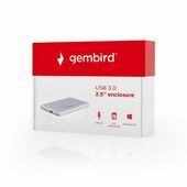 GEMBIRD Obudowa dla dysków 2.5 USB3.0/aluminium/srebrna - EE2-U3S-5-S - Zdjęcie 6