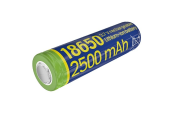 GEMBIRD Akumulator litowo-jonowy typ 18650 (10C), 3.7V, 2500mAh z płaskimi biegunami  - EG-BA-18650-10C/2500 - Zdjęcie 3