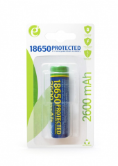 GEMBIRD Akumulator litowo-jonowy typ 18650 3,7V 2600 mAh  - EG-BA-18650/2600 - Zdjęcie 2