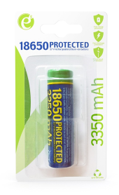 GEMBIRD Akumulator litowo-jonowy typ 18650, 3.7V, 3350mAh - EG-BA-18650/3350 - Zdjęcie 2