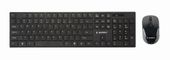 GEMBIRD Klawiatura+Mysz Zestaw bezprzewodowy 2.4GHz KBS-WCH-01 Slim  - KBS-WCH-01 - Zdjęcie 1