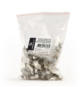 GEMBIRD Wtyk modułowy przelotowy ekranowany CAT7 15u złocony, 100 szt. w opakowaniu  - LC-PTF7-01/100 - Zdjęcie 9