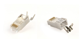 GEMBIRD Wtyk modułowy przelotowy ekranowany CAT7 15u złocony 10 szt. w opakowaniu - LC-PTF7-01/10 - Zdjęcie 3