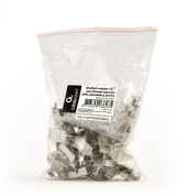 GEMBIRD Wtyk modułowy przelotowy ekranowany CAT7 15u złocony CAT7 15u złocony, 50 szt. w opakowaniu  - LC-PTF7-01/50 - Zdjęcie 9