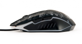 GEMBIRD Mysz optyczna LED, 6-przyciskowa, USB, czarna  - MUS-6B-GRAFIX-01 - Zdjęcie 5