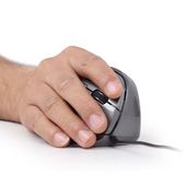 GEMBIRD Mysz ergonomiczna optyczna 6-przyciskowa szara - MUS-ERGO-02 - Zdjęcie 2
