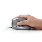 GEMBIRD Mysz ergonomiczna optyczna 6-przyciskowa szara - MUS-ERGO-02 - Zdjęcie 3