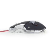 GEMBIRD Programowalna mysz dla graczy czarno-srebrna - MUSG-05 - Zdjęcie 2