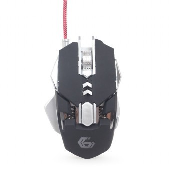 GEMBIRD Programowalna mysz dla graczy czarno-srebrna - MUSG-05 - Zdjęcie 4