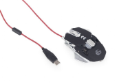 GEMBIRD Programowalna mysz dla graczy czarno-srebrna - MUSG-05 - Zdjęcie 6