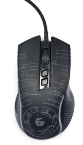 GEMBIRD Mysz gamingowa z podświetleniem RGB, USB czarna - MUSG-RGB-01 - Zdjęcie 7