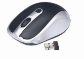 GEMBIRD Mysz bezprzewodowa Radio-Opto Silver MUSW-002  - MUSW-002 - Zdjęcie 1