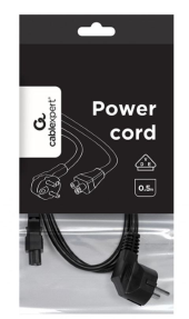 GEMBIRD Kabel zasilający koniczynka C5/VDE/0.5m  - PC-186-ML12-0.5M - Zdjęcie 2