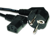 GEMBIRD Kabel zasilajacy  katowy 1.8M - PC-186A-075-1.8M - Zdjęcie 1