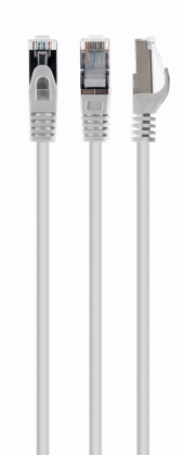 GEMBIRD Patch cord Kat.6A S/FTP LSZH 0.5m biały  - PP6A-LSZHCU-W-0.5M - Zdjęcie 2