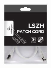 GEMBIRD Patch cord Kat.6A S/FTP LSZH 0.5m biały  - PP6A-LSZHCU-W-0.5M - Zdjęcie 3