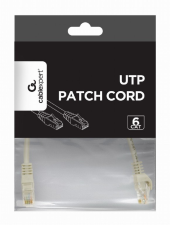 GEMBIRD Patch cord kat.6 miedź UTP 5m szary - PP6U-CU-5M - Zdjęcie 5