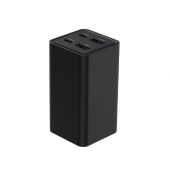 GEMBIRD Ładowarka uniwersalna 65W GaN 2xUSB-A 2xUSB-C szybkie ładowanie czarna  - TA-UC-2A2C-PD65-01-BK - Zdjęcie 2