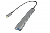 GEMBIRD HUB USB typu C 4-portowy USB 3.0x1, USB 2.0x3, srebrny  - UHB-CM-U3P1U2P3-03 - Zdjęcie 3