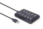 GEMBIRD HUB USB 2.0 10-portowy czarny  - UHB-U2P10P-01 - Zdjęcie 6