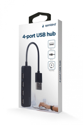 GEMBIRD HUB USB 2.0 4-porty, czarny  - UHB-U2P4-06 - Zdjęcie 2