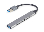 GEMBIRD HUB USB 4-Porty (USB3 x 1, USB2 x 3), srebrny  - UHB-U3P1U2P3-02 - Zdjęcie 3