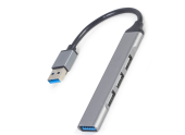 GEMBIRD HUB USB 4-Porty (USB3 x 1, USB2 x 3), srebrny  - UHB-U3P1U2P3-02 - Zdjęcie 4
