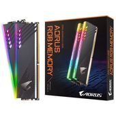 GIGABYTE Pamięć AORUS RGB 16GB 3600 16GB (2*8gb) DDR4  - GP-AR36C18S8K2HU416R - Zdjęcie 1