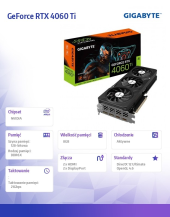 GIGABYTE Karta graficzna RTX 4060 Ti Gaming OC 8GB GDDR6X 128bit - GV-N406TGAMING OC-8GD - Zdjęcie 2