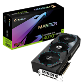 GIGABYTE Karta graficzna RTX 4070 Ti SUPER MASTER 16G GDDR6X 256bit 3DP  - GV-N407TSAORUS M-16GD - Zdjęcie 3