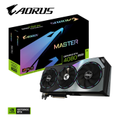 GIGABYTE Karta graficzna RTX 4080 SUPER MASTER 16GB GDDR6X 256bit HDMI  - GV-N408SAORUS M-16GD - Zdjęcie 1