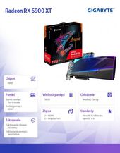GIGABYTE Karta graficzna RX 6900XT XTREME WF WB 16GB GDDR6 256BIT 2DP/2HDMI  - GV-R69XTAORUSX WB-16GD - Zdjęcie 2