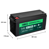 GREEN CELL Akumulator AGM VRLA 12V 150Ah IP54 - AGM12V150AH-J - Zdjęcie 5