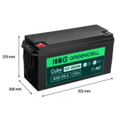 GREEN CELL Akumulator AGM VRLA 12V 250Ah IP54 - AGM12V250AH-J - Zdjęcie 5