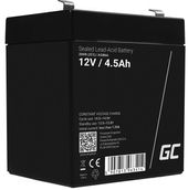 GREEN CELL Akumulator AGM VRLA 12V 4.5Ah - AGM44 - Zdjęcie 1