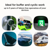 GREEN CELL Akumulator AGM VRLA 6V 4,5Ah IP54 - AGM6V4-5AH-J - Zdjęcie 12