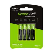 GREEN CELL Akumulatorki Paluszki 4x AAA HR03 950mAh  - GR03 - Zdjęcie 1