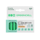 GREEN CELL Akumulatorki paluszki 8xAAA HR03 950mAh - GR11 - Zdjęcie 6