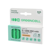 GREEN CELL Akumulatorki paluszki 8xAAA HR03 950mAh - GR11 - Zdjęcie 7